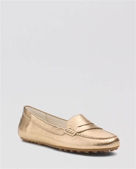 michael kors flat shoes womens|michael kors loafer women.